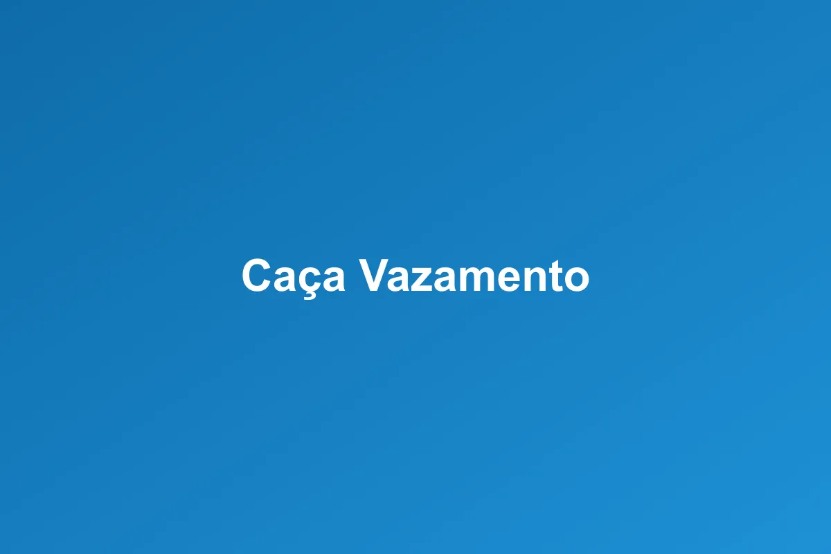 Caça-vazamento de Gás em Cascavel